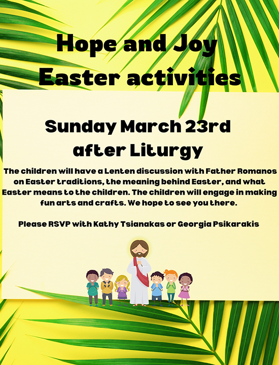 HOPE & JOY Lenten Event